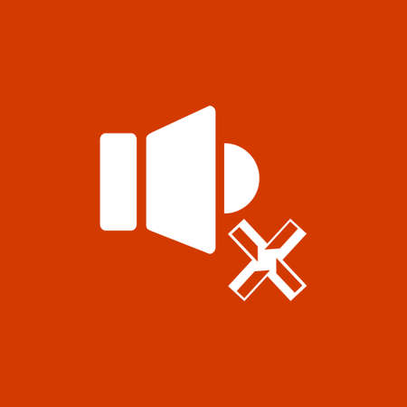 mute iconのイラスト素材