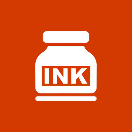 ink bottle iconのイラスト素材