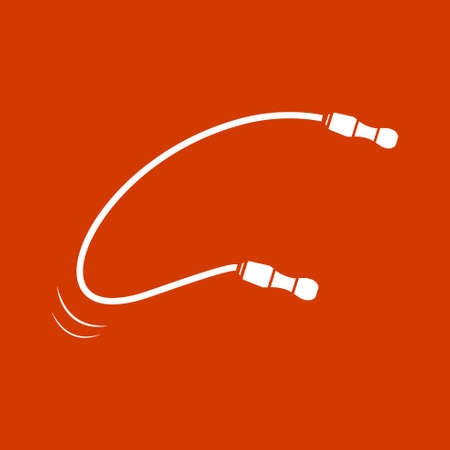 Rope jumping  iconのイラスト素材