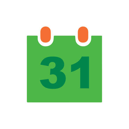 31 day Calendar icon. vector month calendar symbol.のイラスト素材