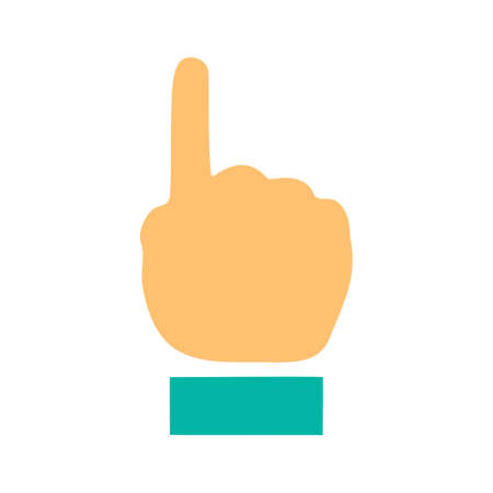 vector hand cursor illustration - mouse pointer symbol isolatedのイラスト素材