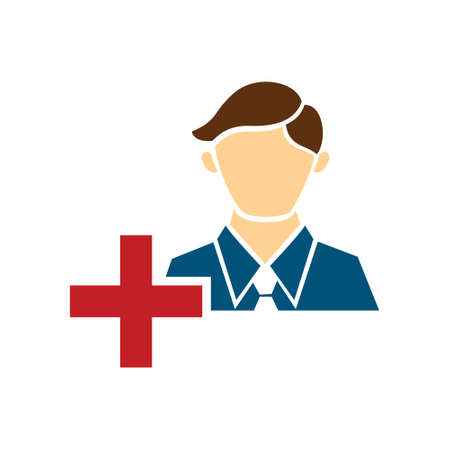 vector user icon, social symbol illustrationのイラスト素材