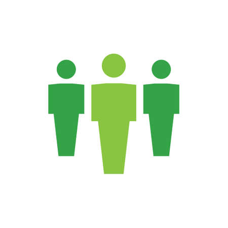 group of people icon, team symbol, communication iconのイラスト素材
