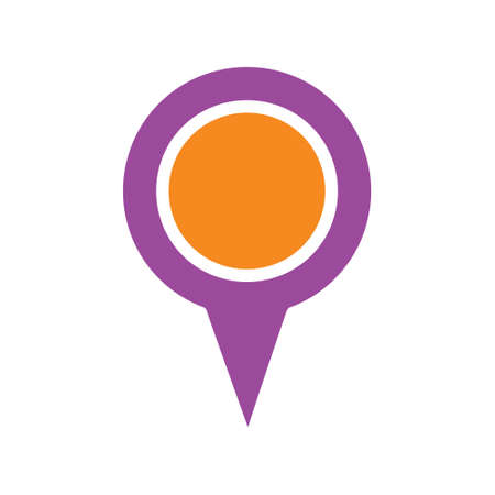 map pointer, map pin, map icon - arrow pin, compass locationのイラスト素材