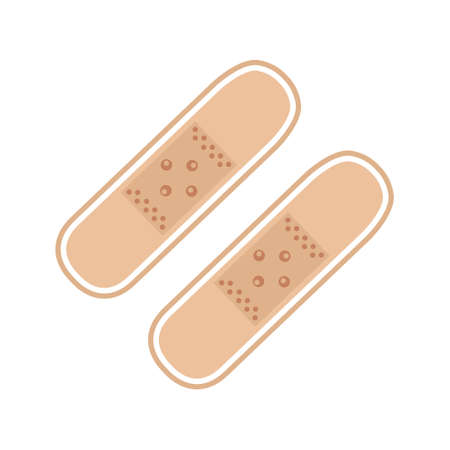 medical plaster icon illustrationのイラスト素材