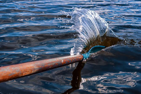 Paddle in waterの写真素材