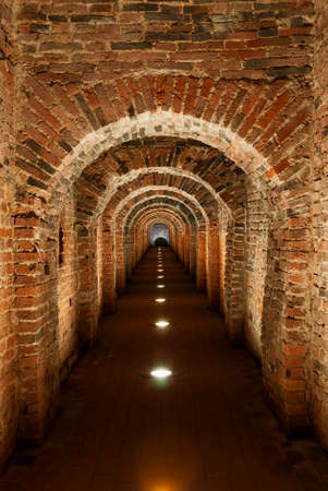 Underground secret passageの写真素材
