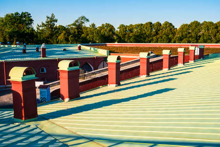 Roof of the Peter and Paul Fortress. Russia. St. Petersburgの写真素材
