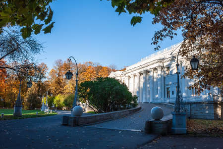 Yelagin Palace in St. Petersburg. Located on the Yelagin Island.
