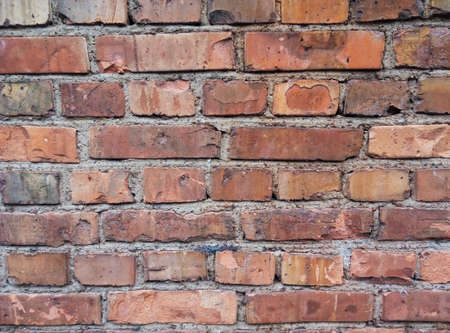 Background of light brick wall pattern texture. The old wallの写真素材
