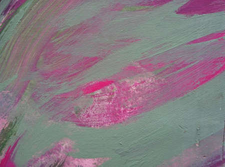 Fragment of a painted metal fence. Stains of paint. Wall texture.の写真素材