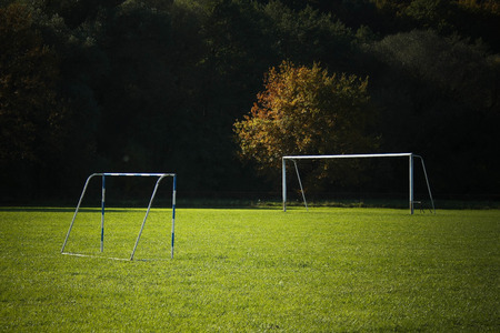 soccer goalの写真素材