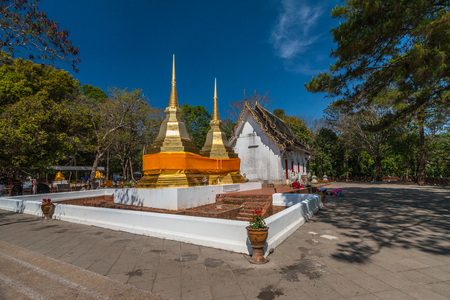 Buddhist Temple in the north of Thailandの写真素材