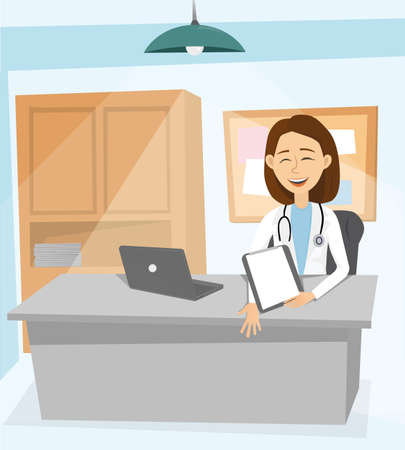 Modern medicine and healthcare system.のイラスト素材