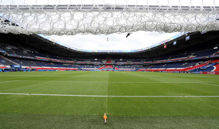 Stade Parc des Princes, Paris. Stadium Parc des Princes, Paris, France.のeditorial素材