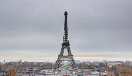 Eiffel tower in Paris, France