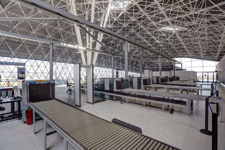 X-ray scanners on the new Terminal of Franjo Tudjman airport in Zagreb, Croatia, 16 March 2017.