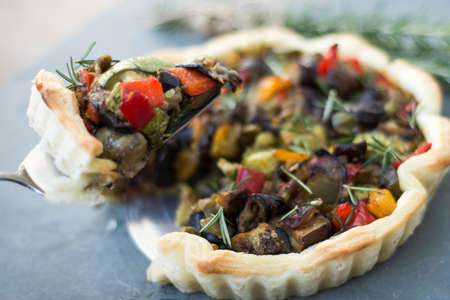 Vegetable Pieの写真素材