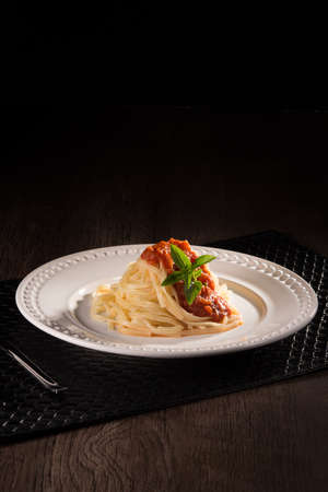 Pasta and Sauceの写真素材