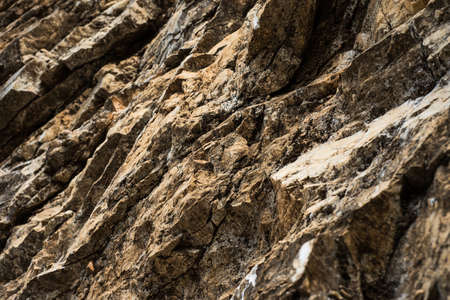 Stone natural wall, photo taken in the quaryの写真素材
