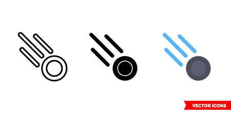 Puck icon of 3 types. Isolated vector sign symbol.のイラスト素材
