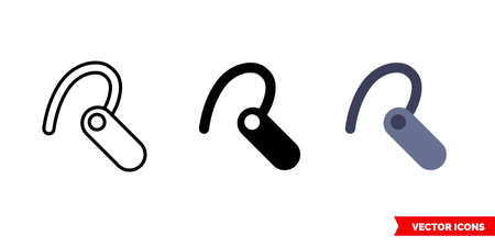 Hands free icon of 3 types. Isolated vector sign symbol.のイラスト素材