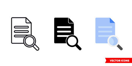 Preview icon of 3 types. Isolated vector sign symbol.のイラスト素材