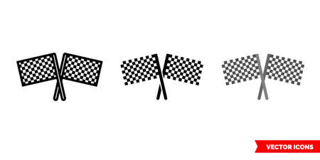 Start image icon of 3 types. Isolated vector sign symbol.のイラスト素材