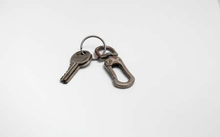 Key attached with metal key chain 002