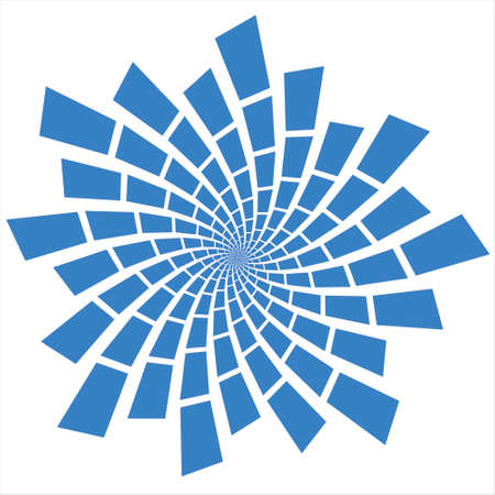 Rectangle shaped rotated in fibonacci patternのイラスト素材