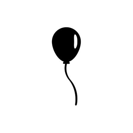 Birthday party balloon vector iconのイラスト素材