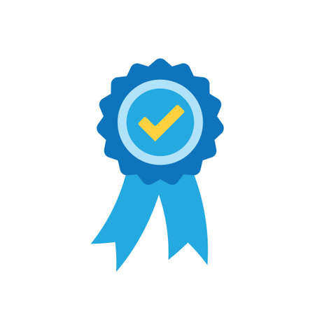 Quality medal, achievement, award vector iconのイラスト素材