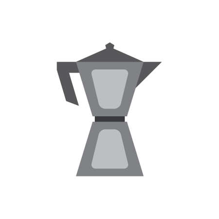 Coffeemaker, coffee pot vector iconのイラスト素材