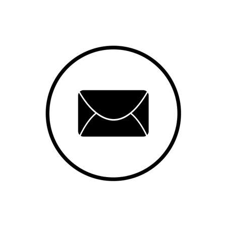 Mail delivery, notification, message vector icon, envelope or letter iconのイラスト素材