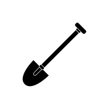 Shovel vector icon, construction or gardening iconのイラスト素材