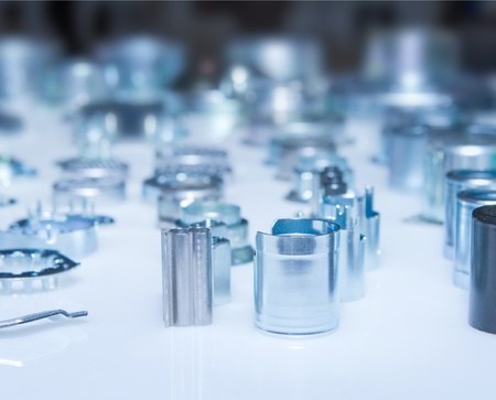small metal mechanical spare parts for industryの写真素材