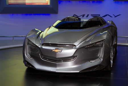 BANGKOK - DECEMBER 2: Chevrolet Miray concept car on display at the 28th Thailand International...