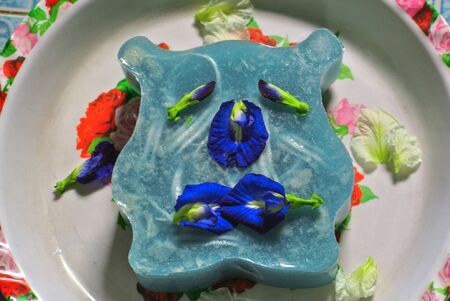 jelly Juice pea flowersの写真素材