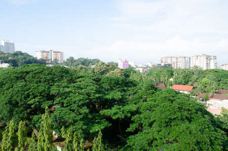 Mangalore city with all its greeneryの写真素材