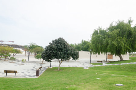 Muglina Unit Park, Doha, Qatarの写真素材