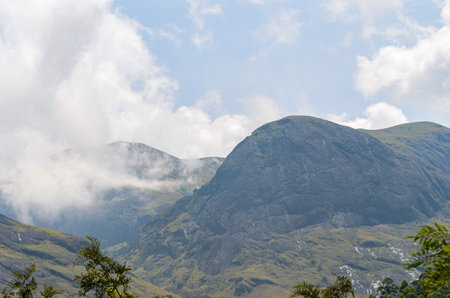 Rocky hills  of Munnar, Kerala, Indiaの写真素材