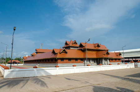 Shree Mahalakshmi Temple at Uchila In Udupi, Indiaの写真素材