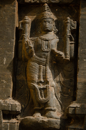 Portion of the  Harihareshwara Temple at Harihar in Karnataka state, India built in the 12th century