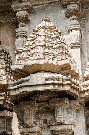 Portion of the  Harihareshwara Temple at Harihar in Karnataka state, India built in the 12th century