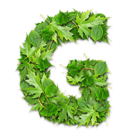 Lettering on a green background GREEN technologiesの写真素材