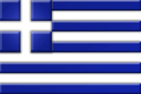 Hellenic Republic flagの写真素材