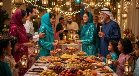 Muslim pilgrims from all over the world gathered to perform Umrah or Hajj at the Haram Mosque in Mecca, Saudi Arabia, days of Hajjの素材