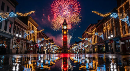 Fireworks over Covent Garden in London.の素材