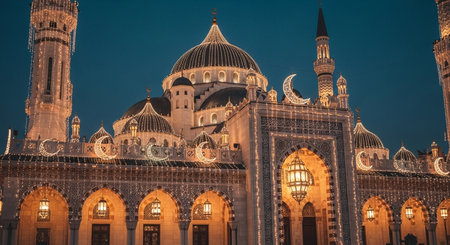 Muslim pilgrims from all over the world gathered to perform Umrah or Hajj at the Haram Mosque in Mecca, Saudi Arabia, days of Hajjの素材