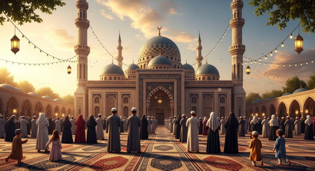 Muslim pilgrims from all over the world gathered to perform Umrah or Hajj at the Haram Mosque in Mecca, Saudi Arabia, days of Hajjの素材